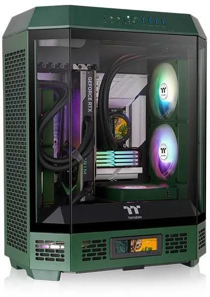 Thermaltake The Tower 600 TG Racing Žalias