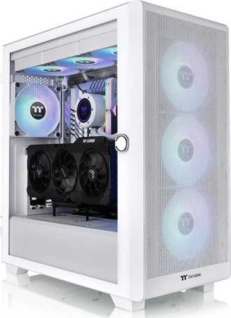 „Thermaltake S250 TG ARGB“ sniego baltos
