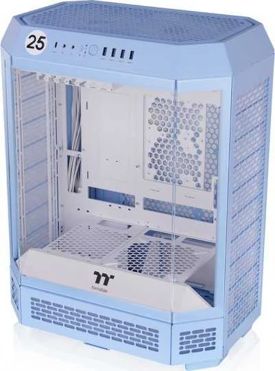 Mėlyna Midi Thermaltake The Tower 600 Hydrangea Mėlyna