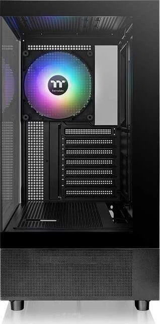 Thermaltake View 270 grūdintas stiklas, stiklinė pusė, ventiliatorius ct140 - juodas
