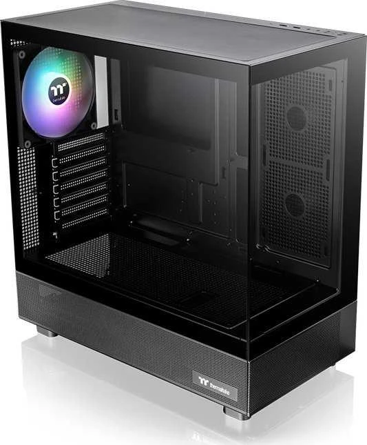 Thermaltake View 270 grūdintas stiklas, stiklinė pusė, ventiliatorius ct140 - juodas