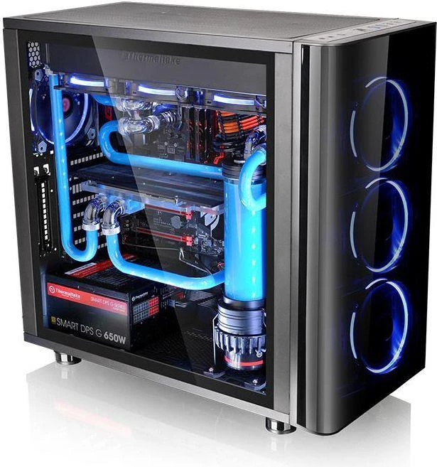Korpusas Thermaltake View 31 USB3 Juodas Tempered Glass