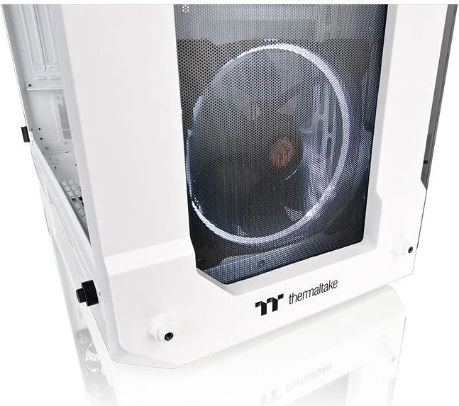 Thermaltake View 71 Riing grūdintas stiklas, sniegas