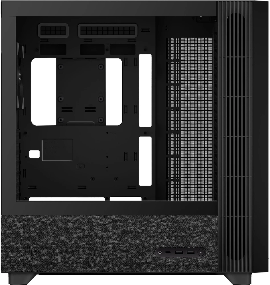 TRYX FLOVA F50 PC Case, ATX, Tempered Glass – Juodas