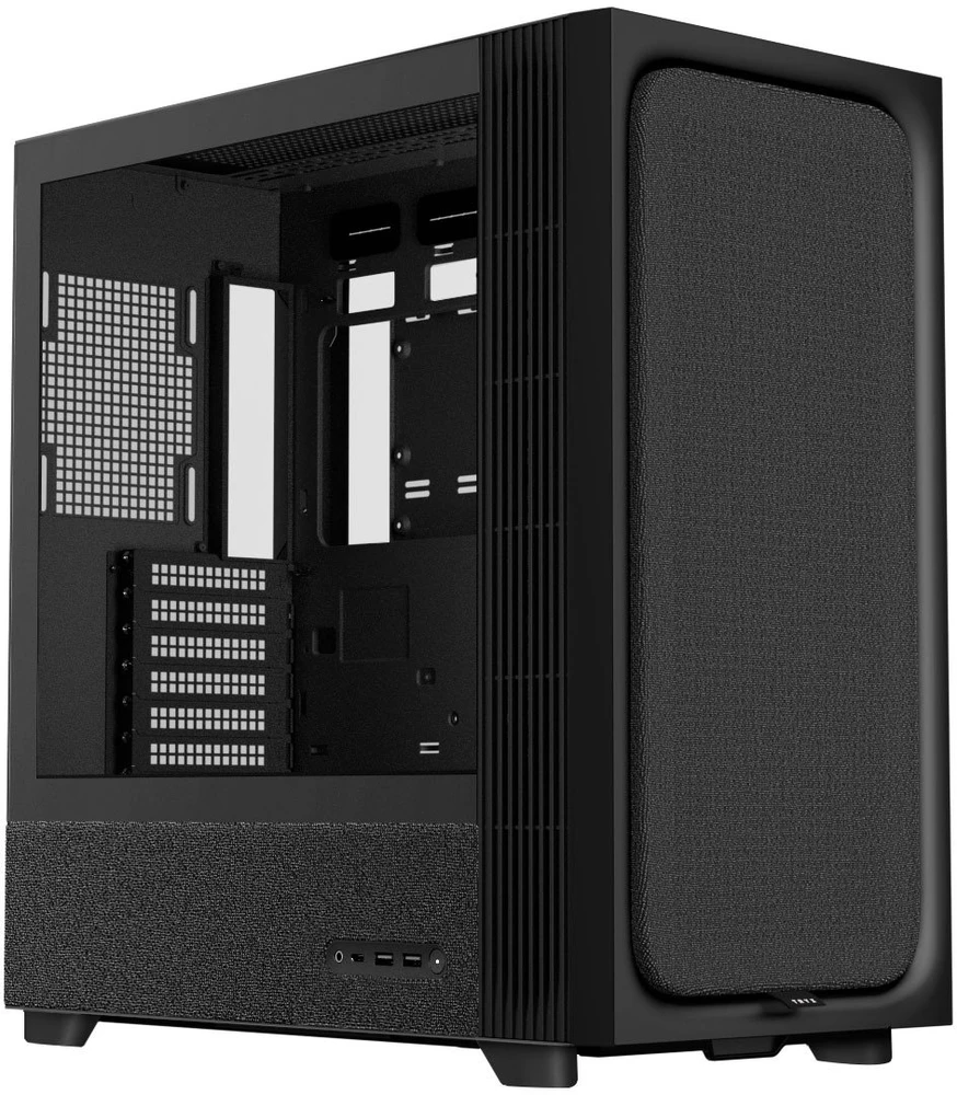 TRYX FLOVA F50 PC Case, ATX, Tempered Glass – Juodas