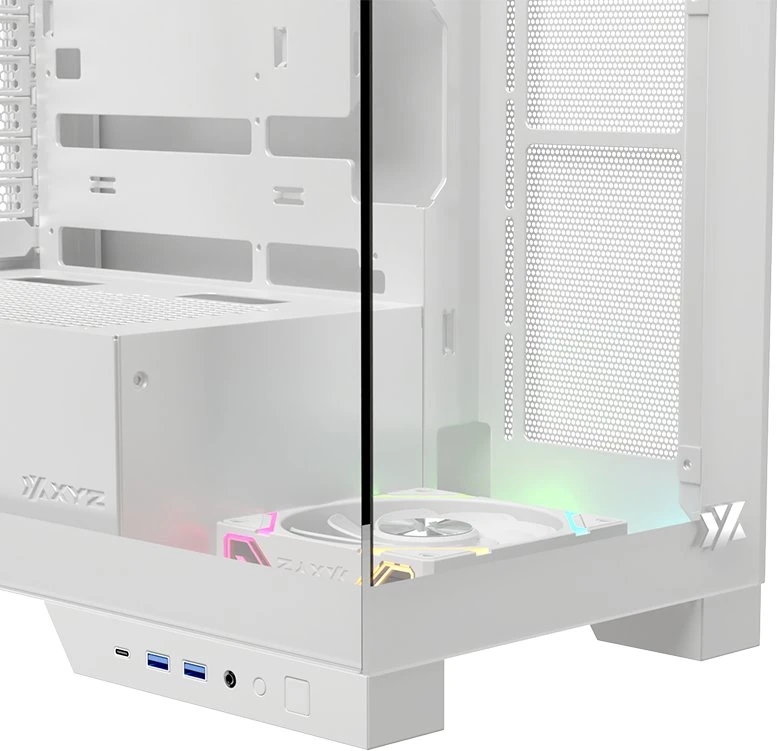Nezatříděno Obudowa XYZ PC GEAR Trifecta ARGB balta (X-CS-TRIFECTA-W)