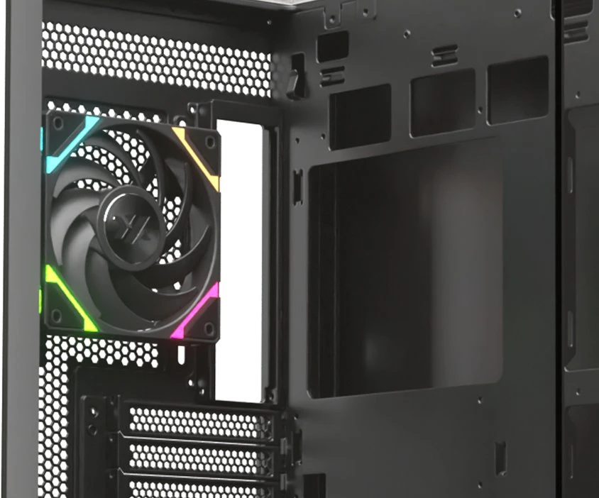 Usorteret Korpusas XYZ PC GEAR Trifecta ARGB juoda (X-CS-TRIFECTA-B)