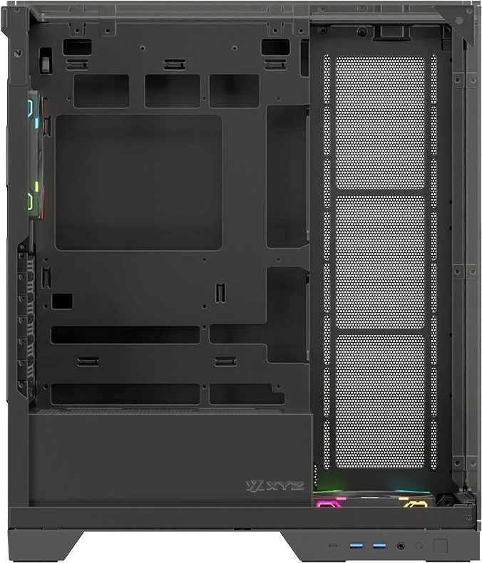 Usorteret Korpusas XYZ PC GEAR Trifecta ARGB juoda (X-CS-TRIFECTA-B)