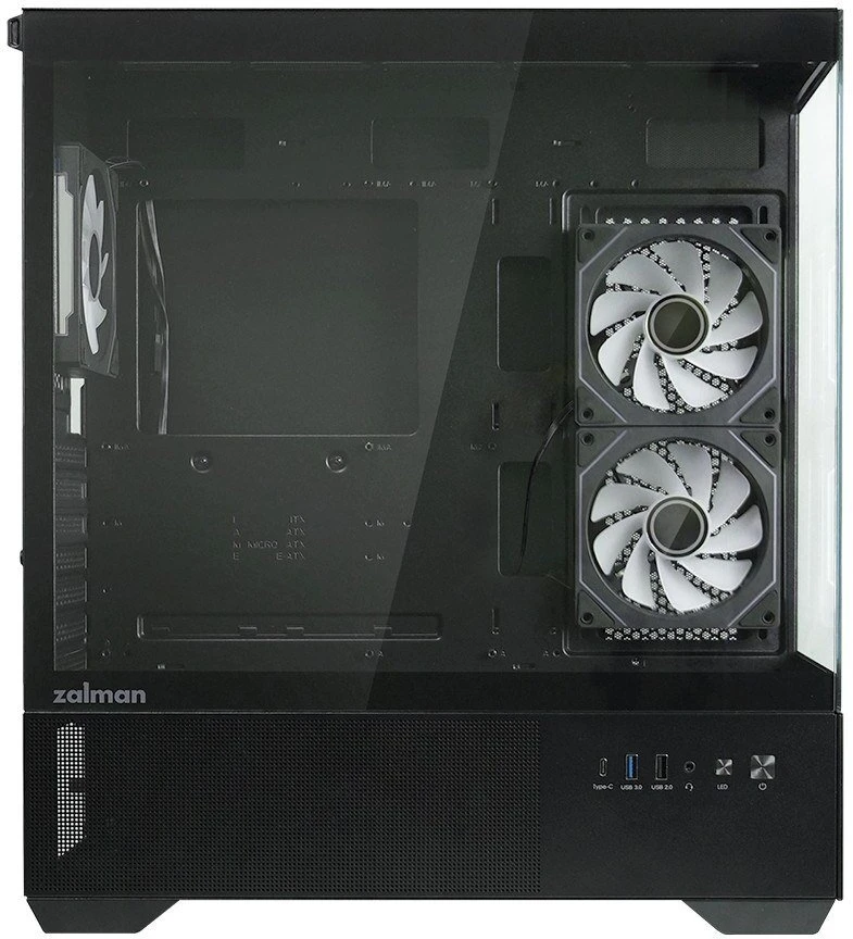 Zalman Obudowa chronix v2 mid tower argb fan x3 juoda