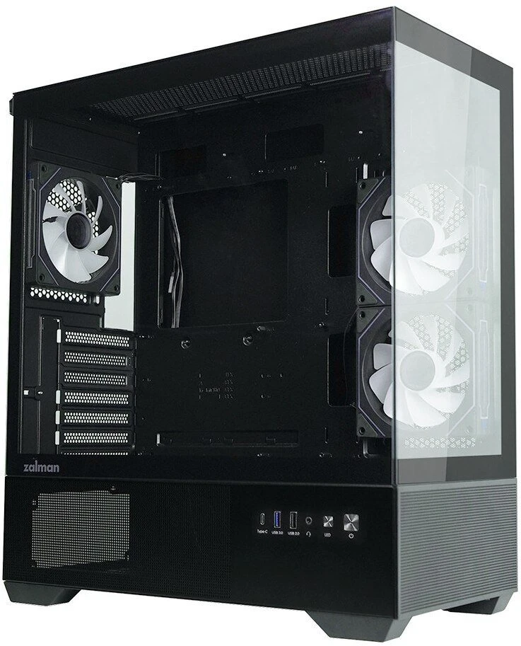 Zalman Obudowa chronix v2 mid tower argb fan x3 juoda