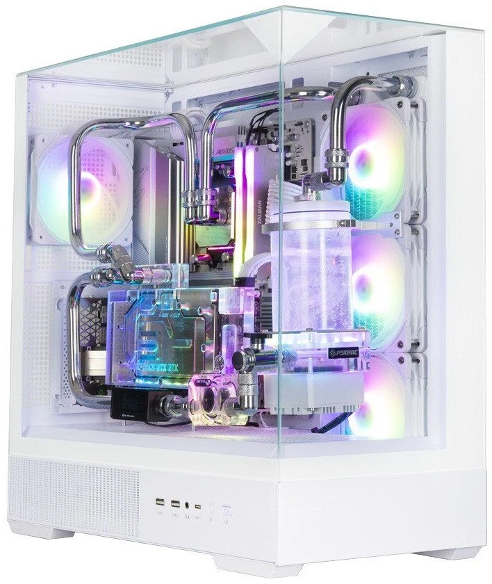 Zalman „Obudowa p40 prism plus“ vidutinio dydžio bokštas, baltas