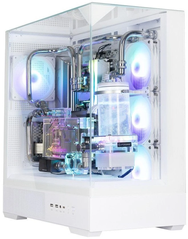 Zalman „Obudowa p40 prism plus“ vidutinio dydžio bokštas, baltas