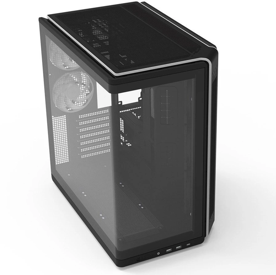Zalman Korpusas P60 Mid-Tower 5x ARGB ventiliatoriai juoda