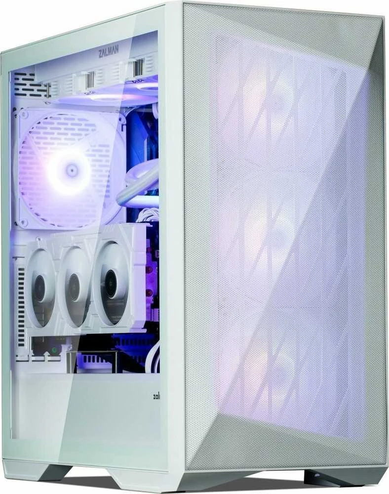 Zalman Z9 Iceberg MS ATX ARGB ventiliatorius x4, baltas