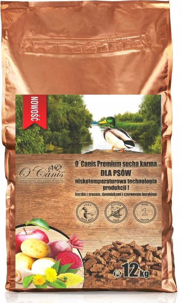 Šunų Maistas - O'CANIS Antiena su Grikiais, Bulvėmis ir Raudonuoju Burokėliu - 1.5kg
