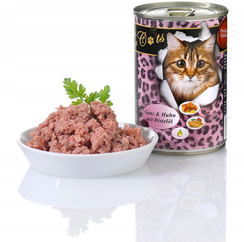 O'Canis konserwa katei Gęsina, vištiena i olej szafranowy 400g