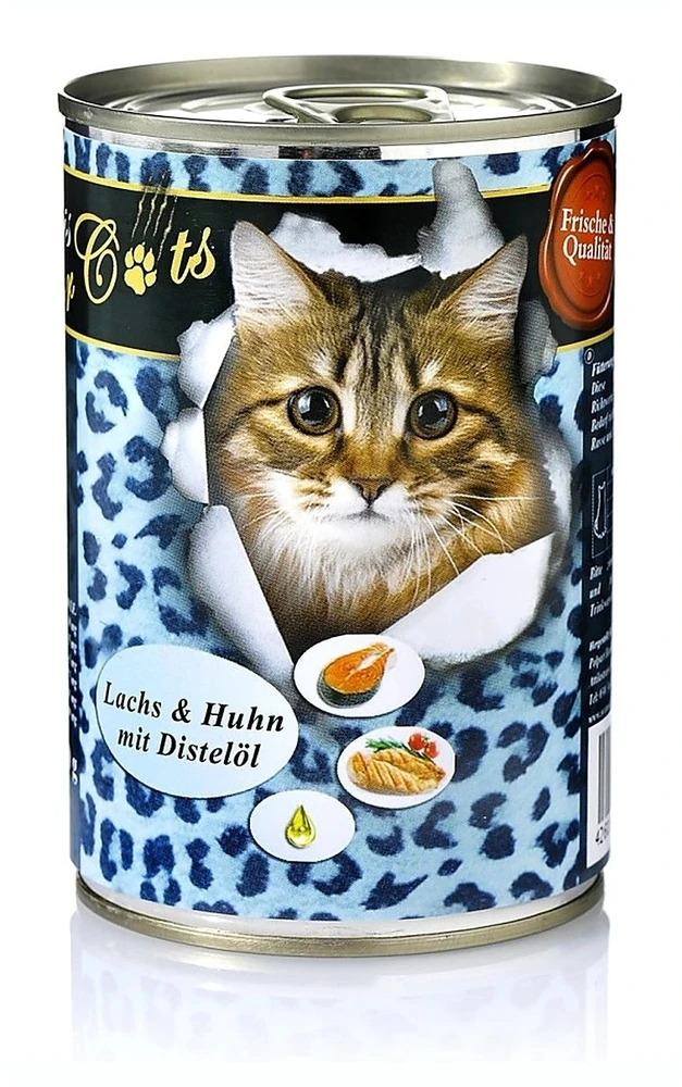 O'Canis katės konservai Vištiena ir Lašiša 400g