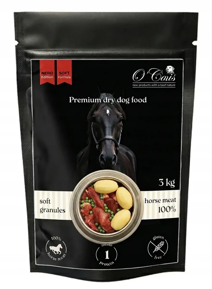 O'Canis SOFT półwilgotna konina šuniui 3kg