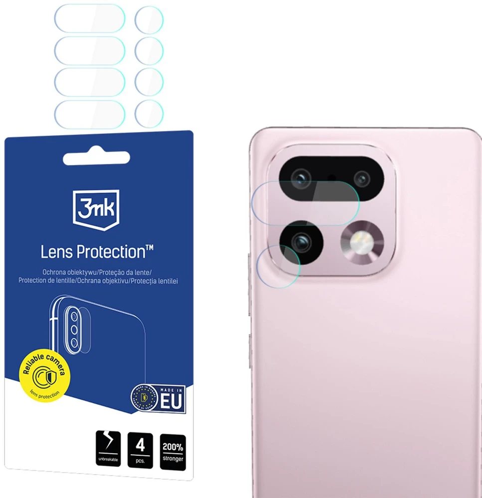 3mk hibridinis objektyvo apsaugos stiklas „Realme 16 Pro+ 5G“ kameros objektyvui