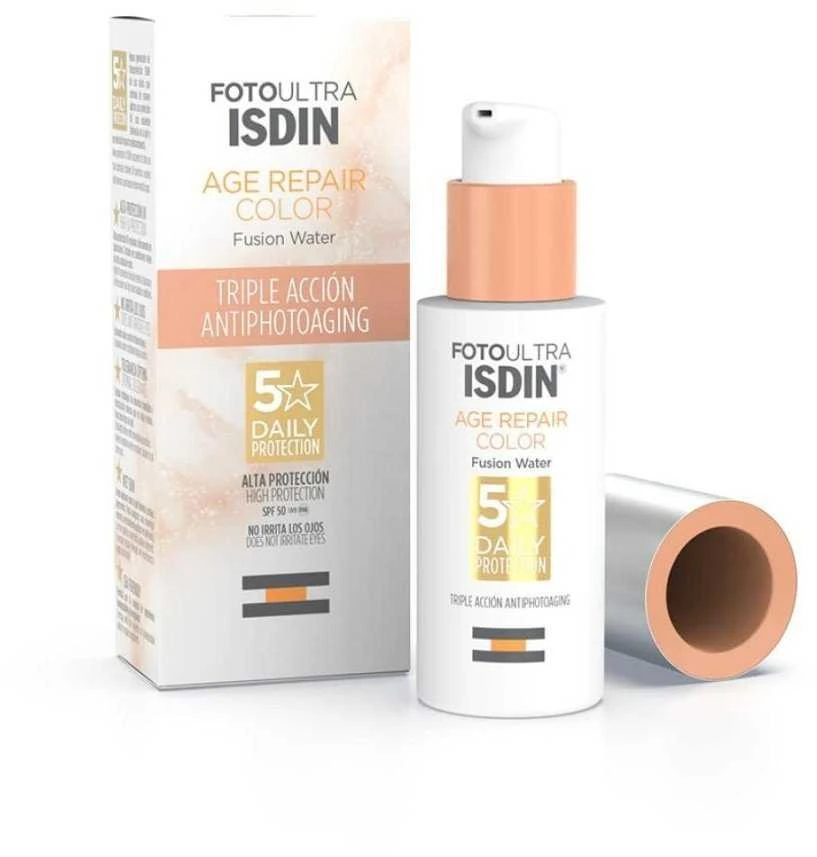 Isdin Fotoprotector Fusion Vanduo Magic Repair Color Spf50+, 50 ml