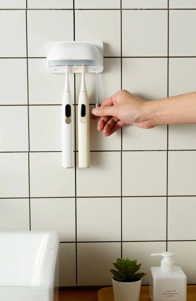Dantų šepetėlių sterilizatorius Oclean S1 Pilkas New Packaging