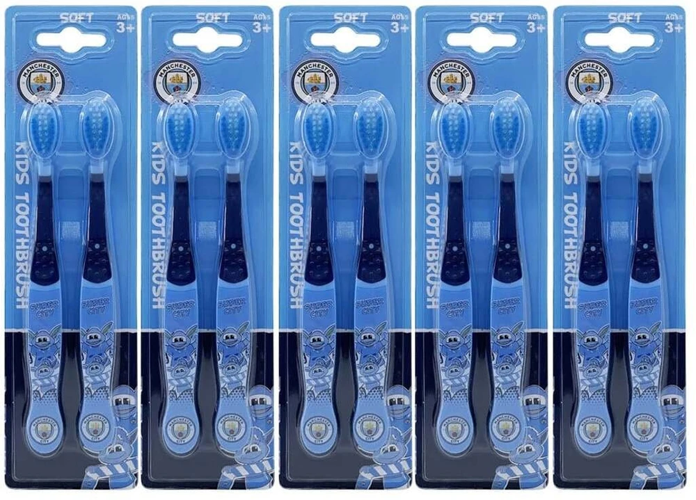Oclean Set Duo, EPL, Manchester City, dantų šepetėlis, mėlyna, 2 vnt., vaikams