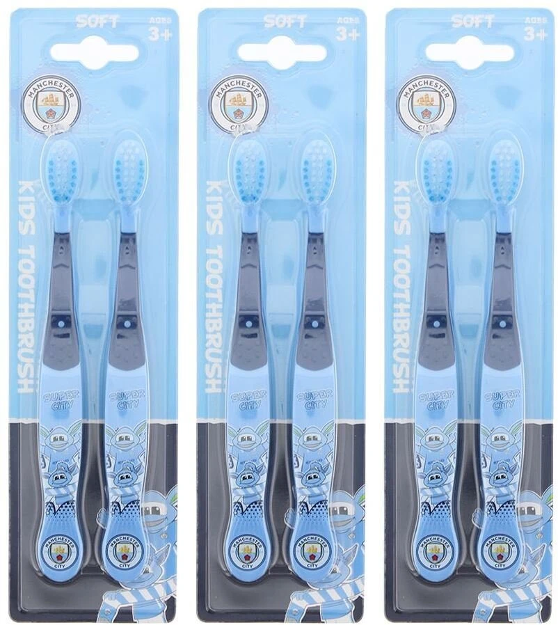 Oclean Set Duo, EPL, Manchester City, dantų šepetėlis, mėlyna, 2 vnt., vaikams