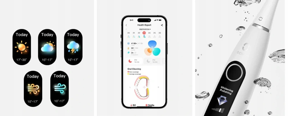 Dantų šepetėlis „Oclean X Pro“ 20 mėtų
