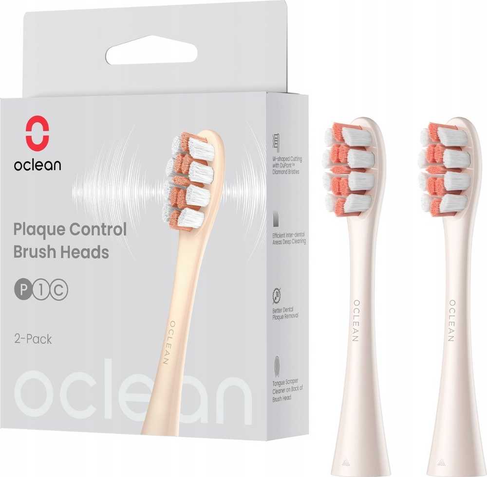 Dantų šepetėlis Oclean Šepetėlio galvutė Golden 2 pcs P1C8