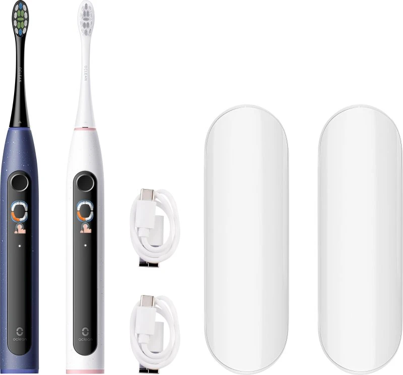 Oclean Elektrinis dantų šepetėlis X Lite S Duo Set