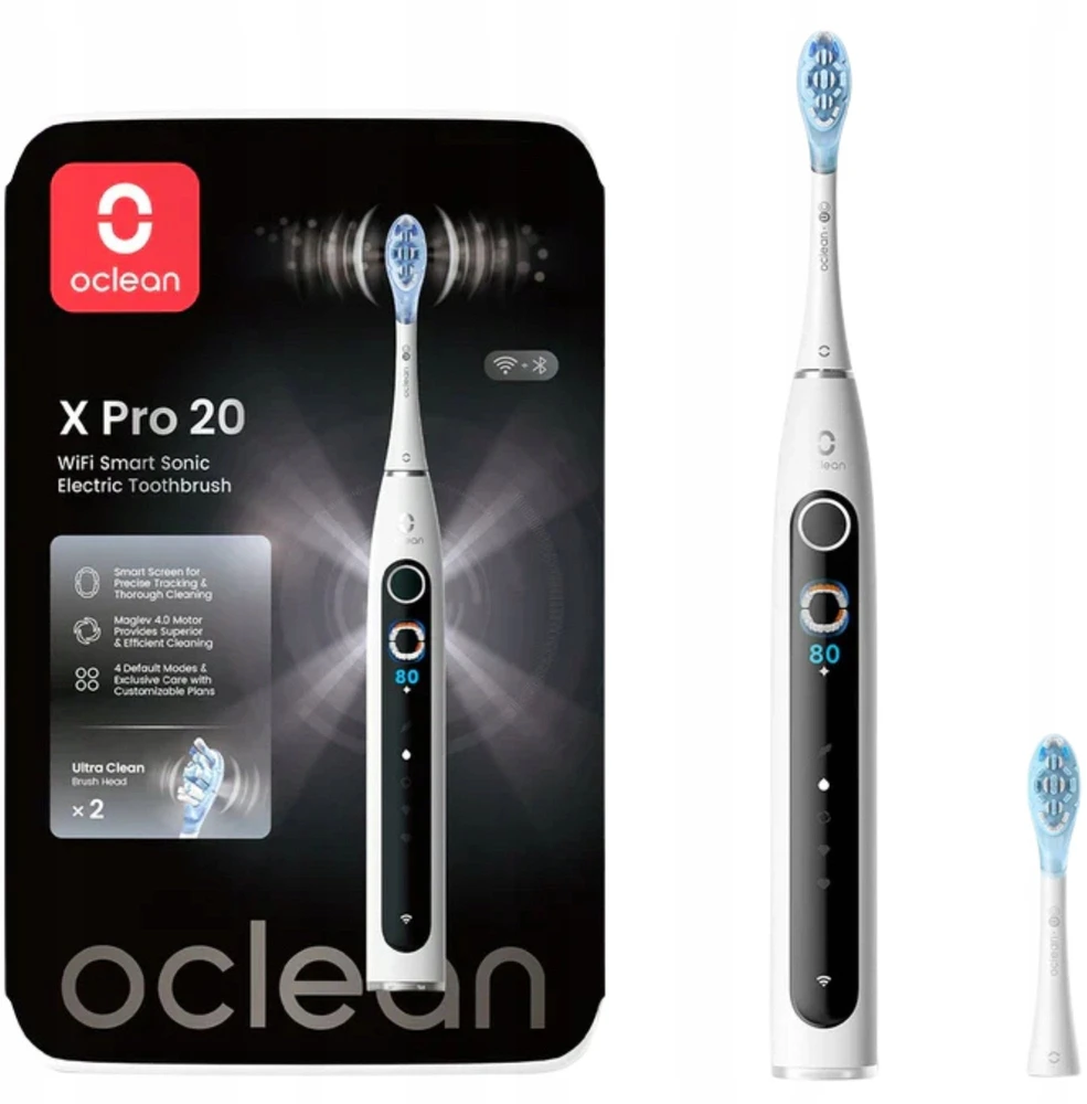 Dantų šepetėlis „Oclean X Pro 20“ balta