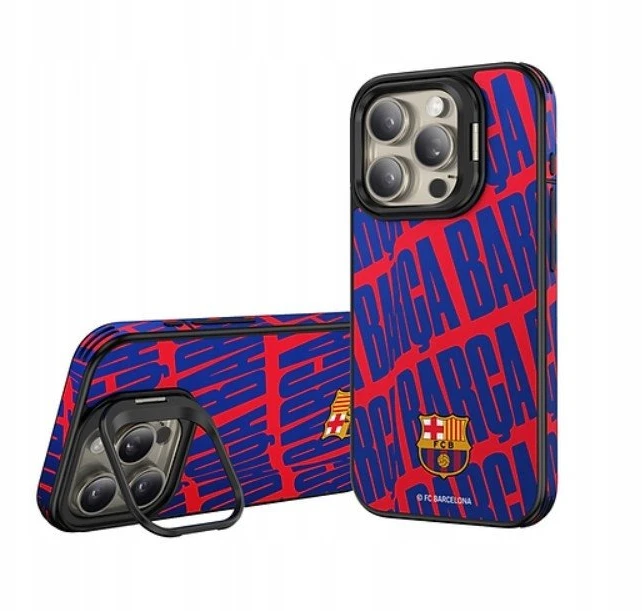 Ocpc „FC Barcelona“ dėklas, skirtas „iPhone 15 Pro“, magnetinis dėklas „MagSafe“ OFCBMCIP15PBC BC