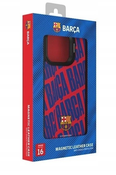 Ocpc „FC Barcelona“ dėklas, skirtas „iPhone 16 Pro Max“, magnetinis dėklas „MagSafe“ OFCBMCIP16PMBC BC