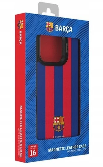 Ocpc „FC Barcelona“ dėklas, skirtas „iPhone 16 Pro Max“, magnetinis dėklas, „MagSafe“ OFCBMCIP16PMBG BG