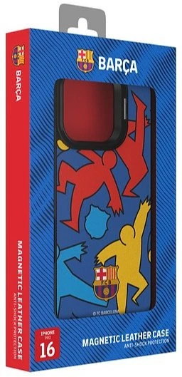 Ocpc „FC Barcelona“ dėklas, skirtas „iPhone 16 Pro“, magnetinis dėklas „MagSafe“ OFCBMCIP16PSP SP