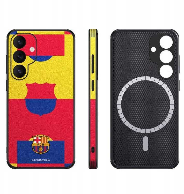 Ocpc FC Barcelona dėklas, skirtas Samsung Galaxy S25 Plus, magnetinis dėklas, MagSafe OCFCBMCS25PMF MF
