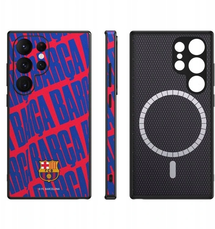 Ocpc „FC Barcelona“ dėklas, skirtas „Samsung Galaxy S24 Ultra“, magnetinis dėklas, „MagSafe OCFCBMCS24UBC BC“