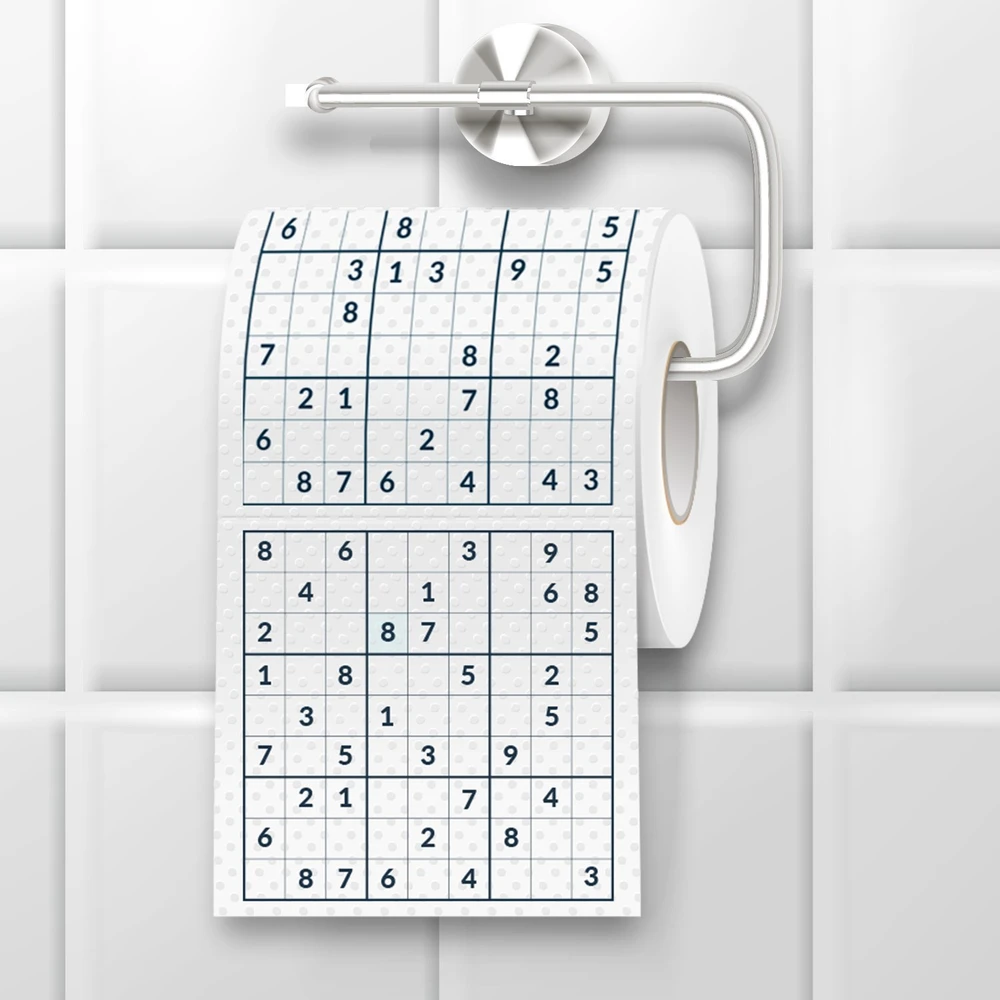 Octopus Publishing Group Mad Monkey - Toilettenpapier ''Sudoku''