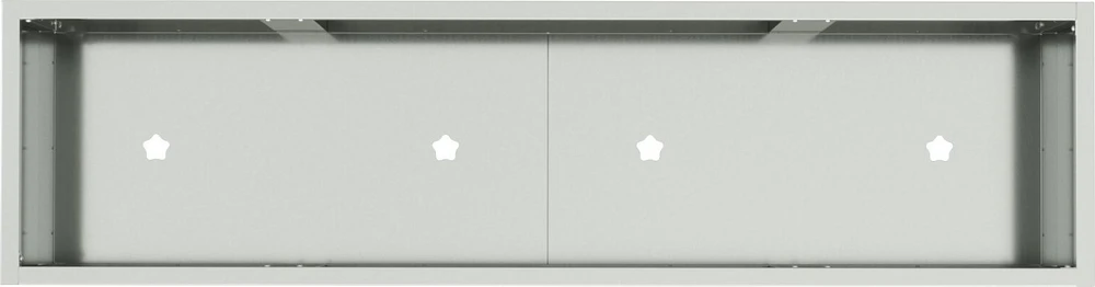 Pakeltas Sodo Vazonas Sidabro 100 x 26 x 82 cm Cinkuota plienas