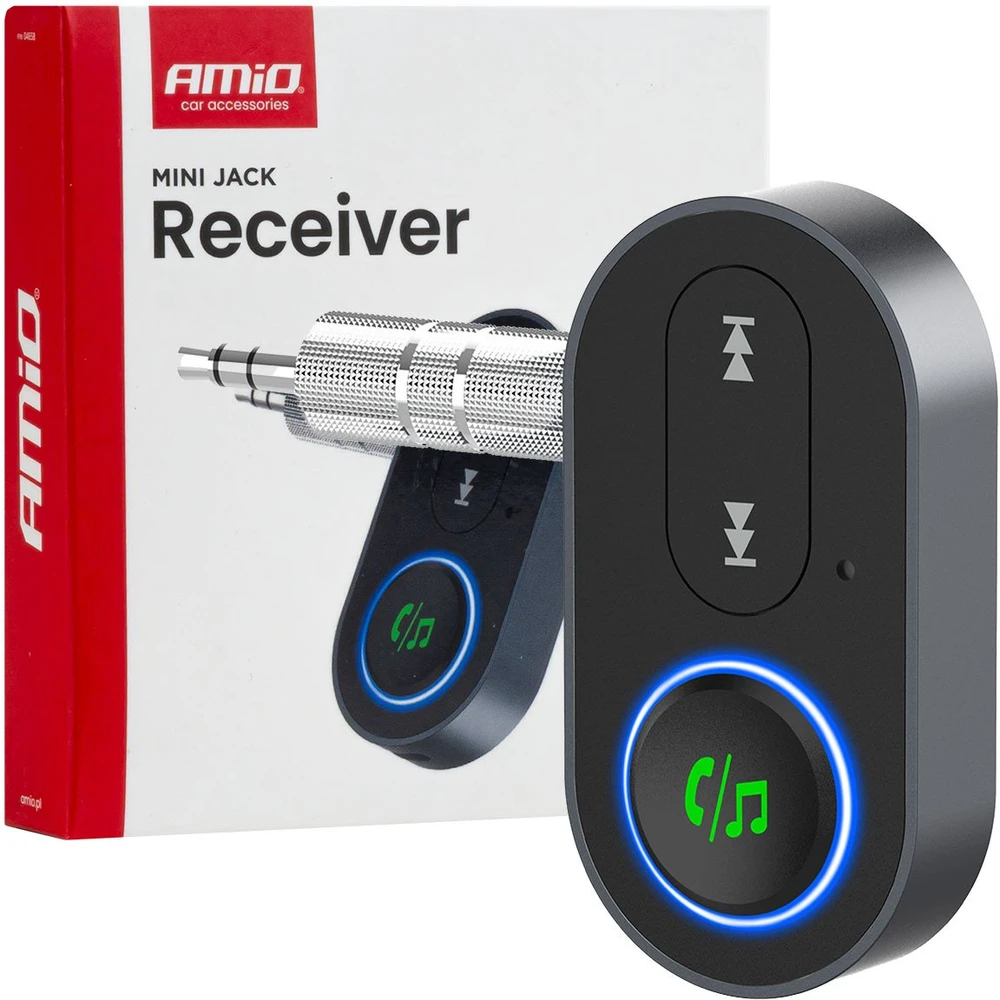 Mini jack Bluetooth imtuvas–siųstuvas AMIO-04658