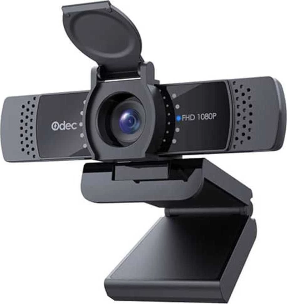 ODEC OD-WB01 Stream Series Dual-Mic Full HD internetinė kamera su 1/3" CMOS jutikliu juodos spalvos