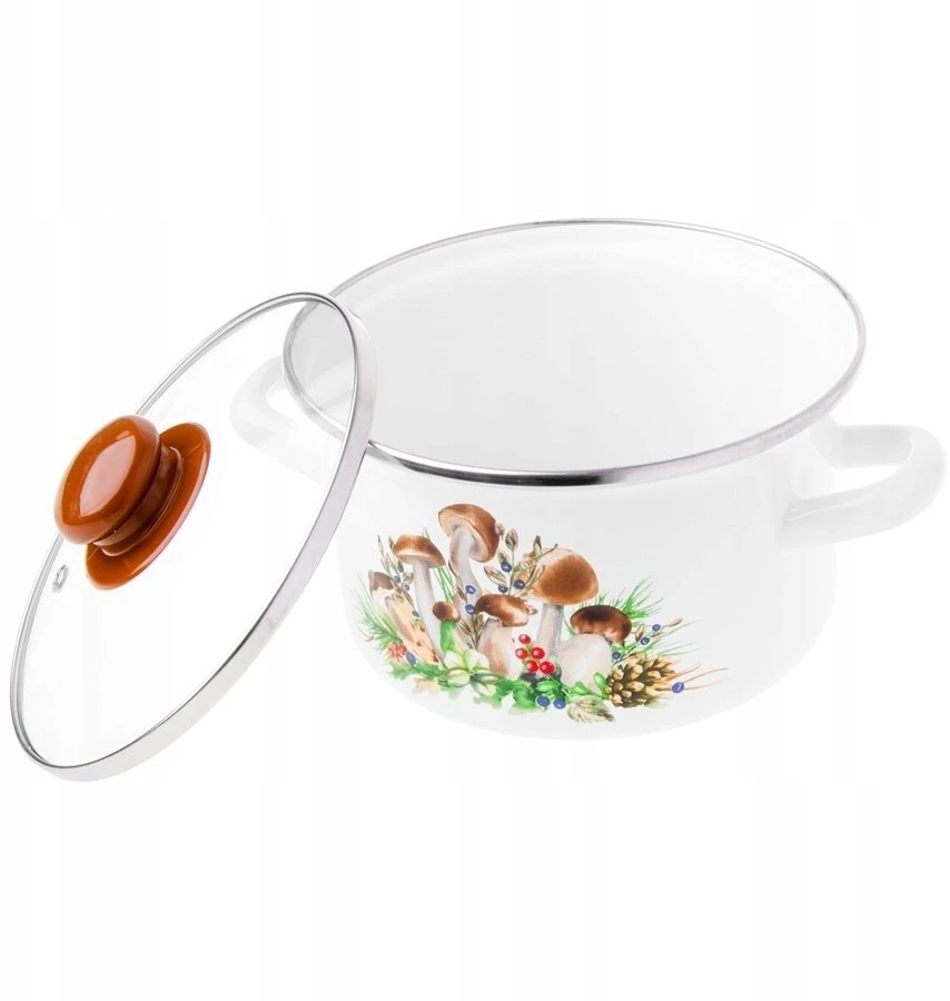 Odelo Puodas Nuo 5050 Grybai 18 CM 2.6 L Emalis
