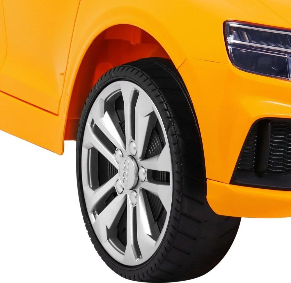 Ramiz Elektrinė mašina vaikams Audi Q8 LIFT geltonos spalvos