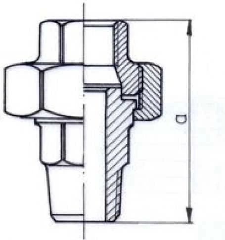 Odlewnia Zawiercie Plokščia jungtis su NW sandarikliu be briaunos 1'' cinkuota nr. 59oru (5907791625922)