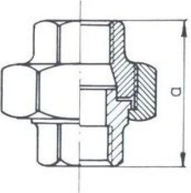 Odlewnia Zawiercie Plokščia jungtis su sandarikliu be apvado 1 1/2'' juoda nr. 48oru (5907791622884)