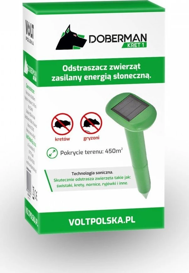 Volt VP apsauga nuo kurmių Doberman-Kret I su saulės baterija