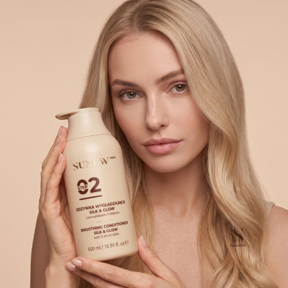 SunewMed+ Silk & Glow odżywka wygładzająca su kompleksem 5 olejków 500ml
