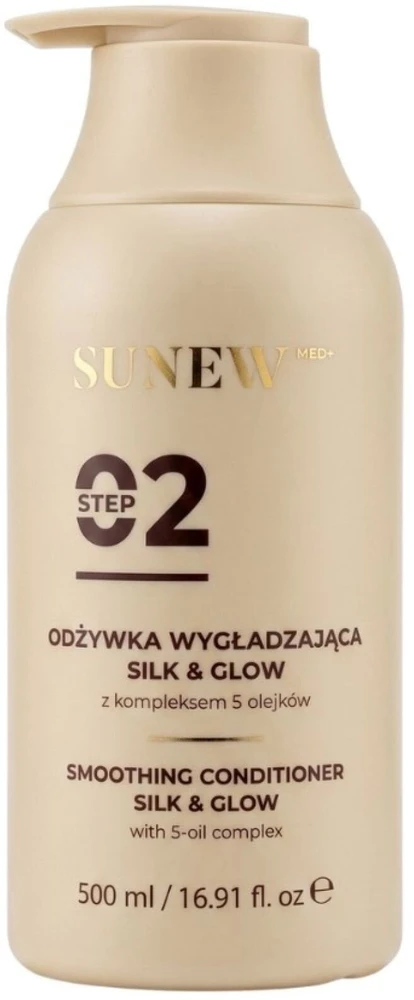 SunewMed+ Silk & Glow odżywka wygładzająca su kompleksem 5 olejków 500ml