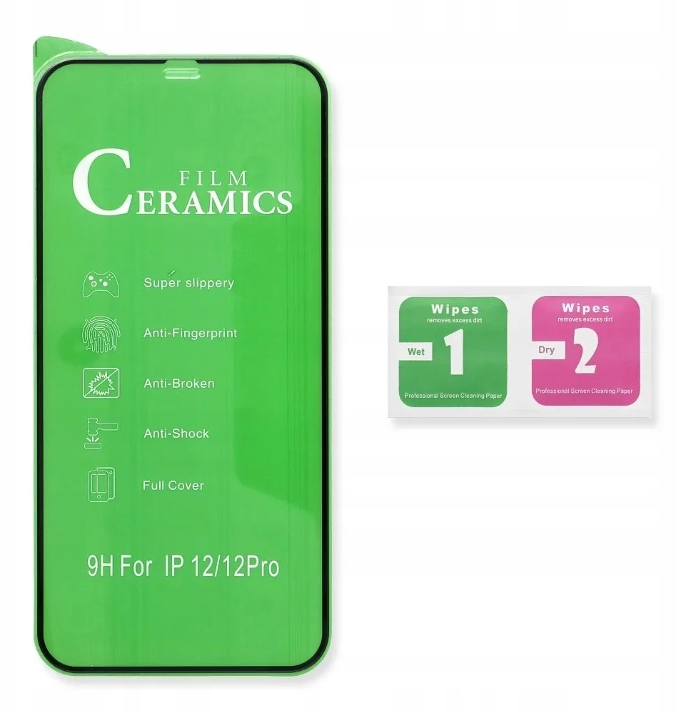 Reach LCD apsauginis stikliukas 5D Full Glue Ceramic Glass Apple iPhone 14 Pro Max juodas