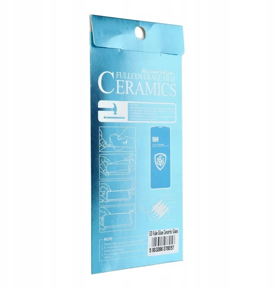 Reach LCD apsauginis stikliukas 5D Full Glue Ceramic Glass Apple iPhone 14 Pro Max juodas